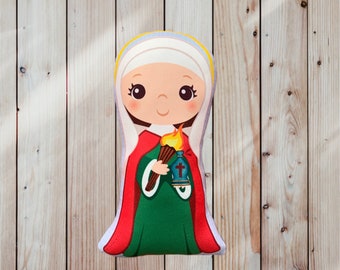 Saint Martha Stuffed Doll, Saint Gift, Baptism, Catholic Gift, Gift, Saint Martha Doll, Pillow Doll, Saint Martha Doll