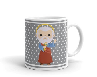 Saint Peter mok, katholieke mok, katholieke mok, heiligen mok