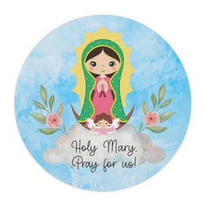 Our Lady of Guadalupe mousepad, Catholic mouse pad, Saints mouse pad, homeschool mouse pad, Catholic Saints mouse pad, Our Lady of Guadalupe