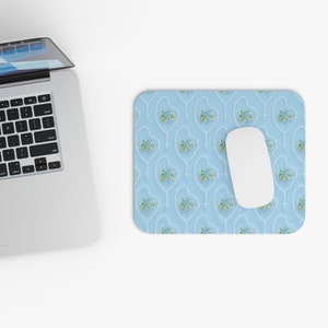 Light Blue Rosary mouse pad, Catholic mouse pad, Saints mouse pad, homeschool mouse pad, Catholic Saints mouse pad, Catholic mousepad, Gift