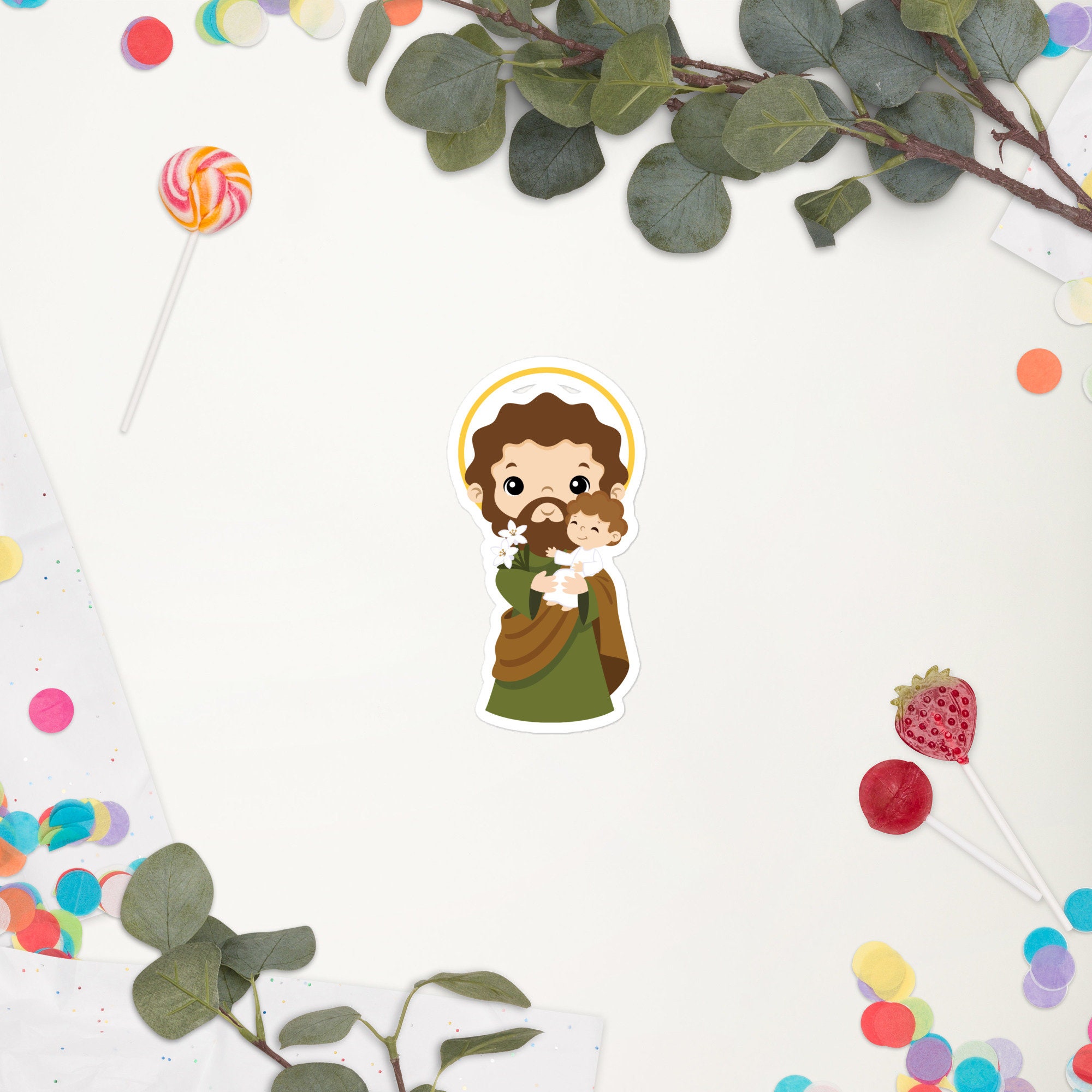 Stephen Joseph Sticker Saint Joseph Sticker, St Joseph Sticker, Saint Joseph Waterproof ...