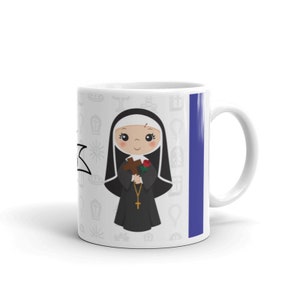 Saint  Rita of Cascia Mug, Saint Rita of Cascia Mug, Catholic Mug, Catholic Mugs, Saints Mug