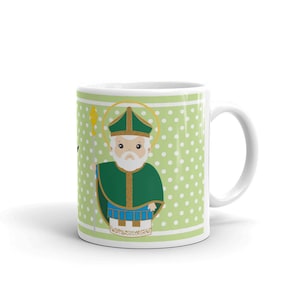 Saint  Patrick Mug, Catholic Mug, Saints Mug, Catholic Saints Mug, Devotional Mug, Catholic Gifts