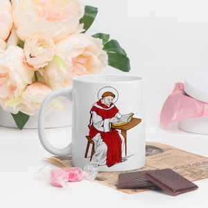 Saint Bruno 11oz Mug, Saint Bruno Mug, Catholic Mug, Saints Mug, Catholic Saints Mug, Devotional Mug