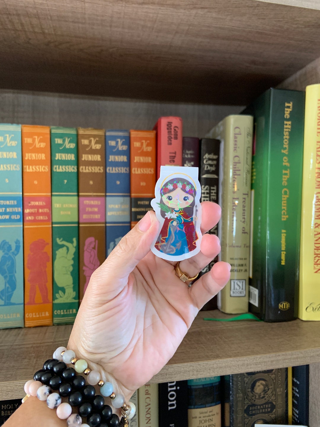Saint Philomena Magnetic Bookmark, Catholic Bookmark, Saints Bookmark ...
