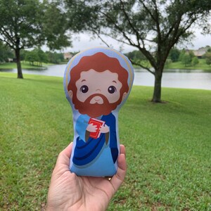 Saint Luke Doll, Saint Pillow Doll, Saint Gift, Baptism, Catholic Gift, Saint Luke  Doll, Doll, Saints Doll, Luke the Apostle