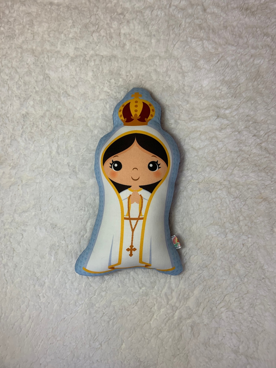 Our Lady of Fatima Stuffed Doll, Saint Gift, Baptism, Catholic Gift, Lady of Fatima Gift, Saint