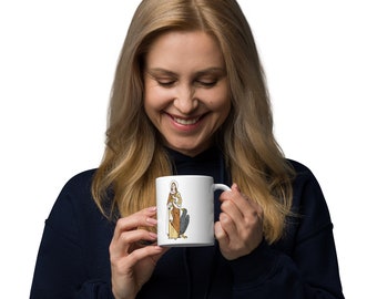 Saint John the Apostle 11oz Mug, Mugs, Catholic Mug, Saints Mug, Catholic Saints Mug, Devotional Mug, Catholic Gifts, Saints Mugs