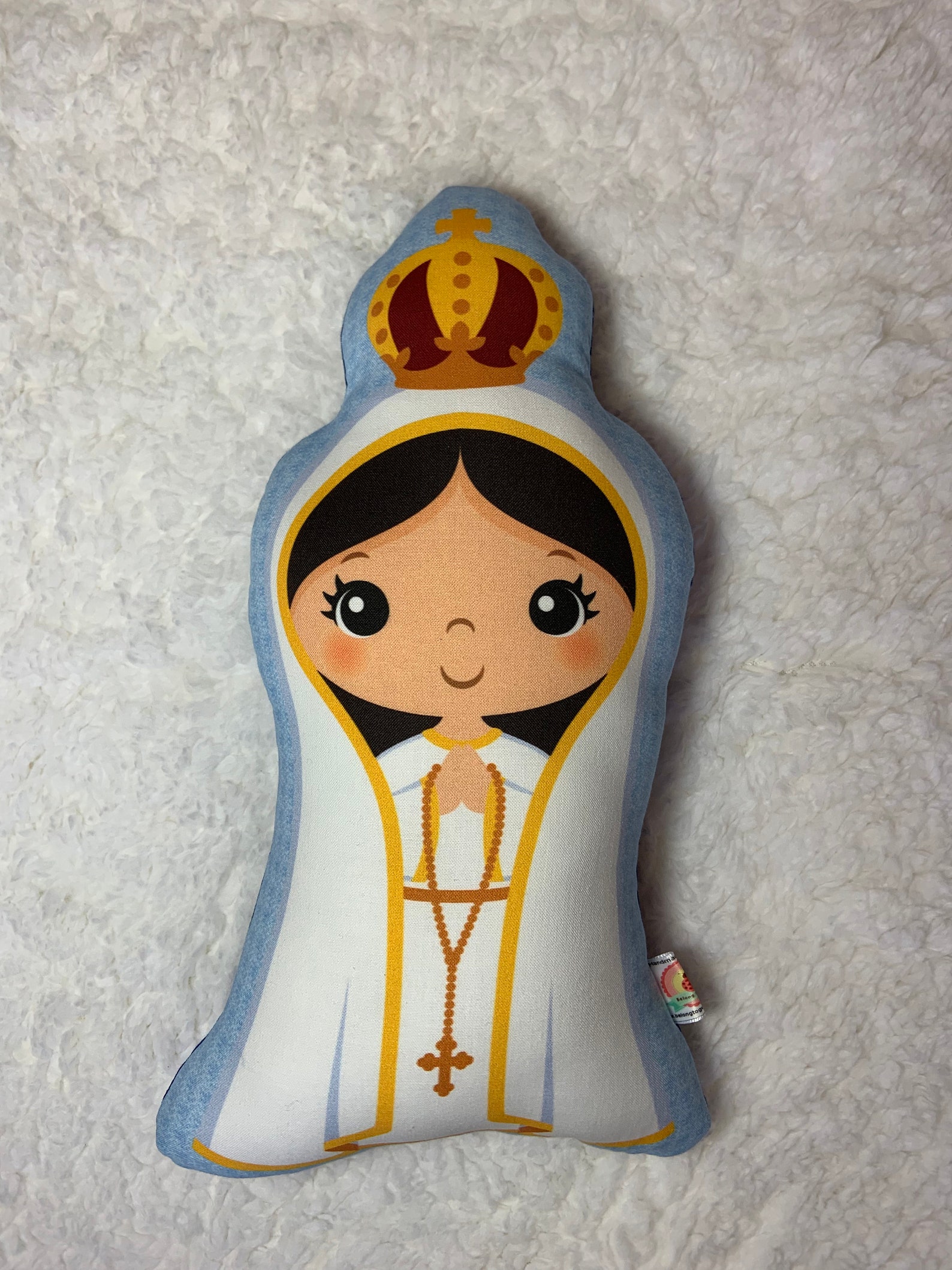 Our Lady of Fatima Stuffed Doll Saint Gift Baptism Catholic Etsy