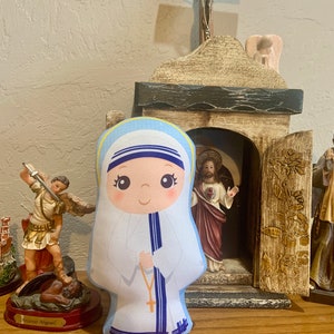 St Teresa of Calcutta Stuffed Doll, Saint Gift, Baptism, Catholic Gift, Gift, Mother Teresa Doll, Pillow Doll, Saint Teresa of Calcutta