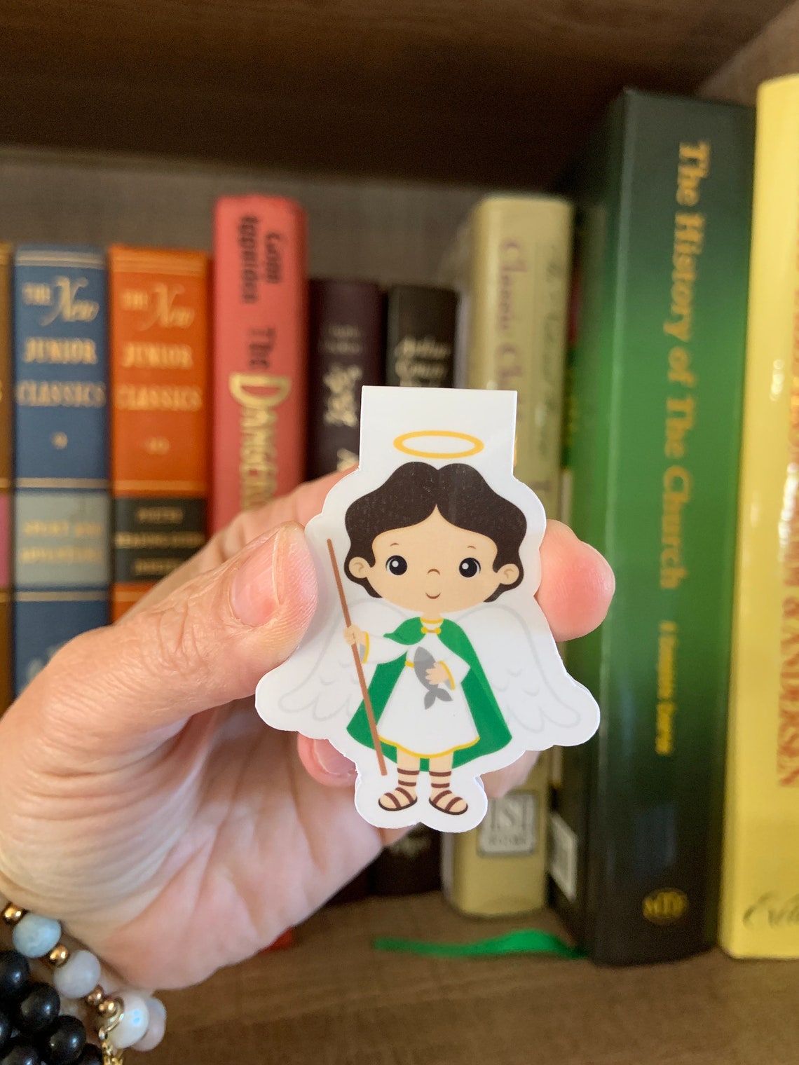 Saint Raphael the Archangel Magnetic Bookmark, Catholic Bookmark ...