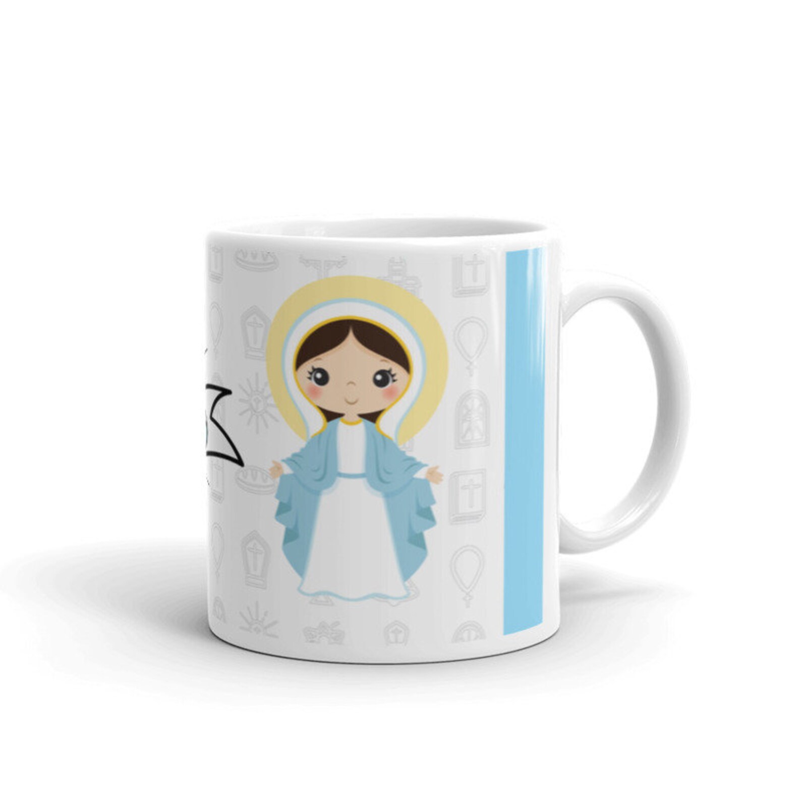 Virgin Mary Mug Catholic Mug Virgin Mary Mug Catholic Mug Etsy