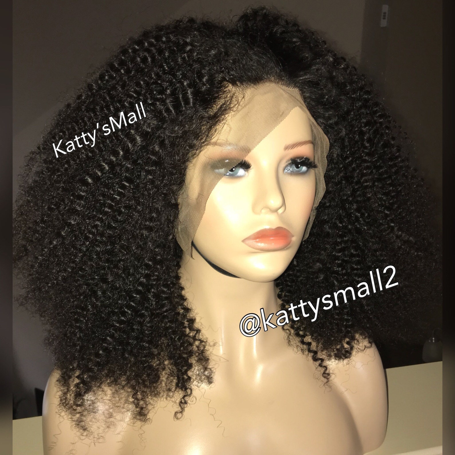 180 Density Full Lace Afro Kinky Wig Afro Curly Wig Lace Etsy