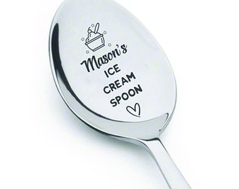 Unique Foodie Gift Idea for Her Option to Personalize with a Name - Checklist Style Stainless Steel Stamped Spoon Gift for Mom Gift for Dad Ice Cream/Netflix - Stamped Silverware Unique Foodie Gift Idea for Her Option to Personalize with a Name - Checklist Style Stainless Steel Stamped Spoon Gift for Mom Gift for Dad Ice Cream/Netflix - Stamped Silverware