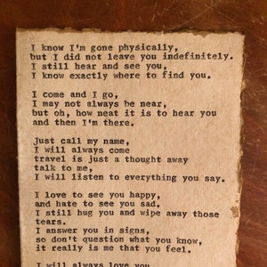 Trauerkarte, Trauerkarte, Inspirationskarte, Trauergeschenk, mit Sympathie, Vintage Karte, Trauergedicht, Sympathiegeschenk, Seele