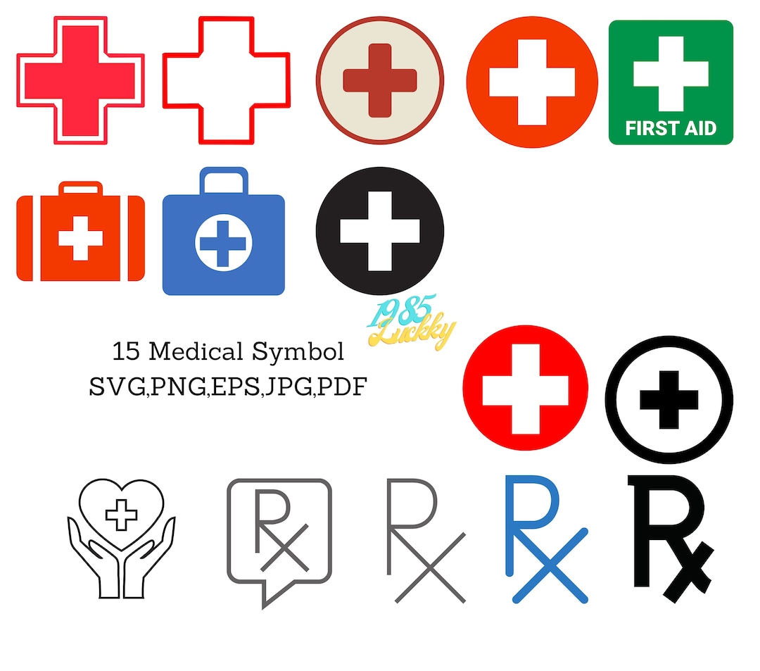 15 Medical Symbol SVG, Caduceus Svg, MD Svg, Star of Life Svg, Doctor