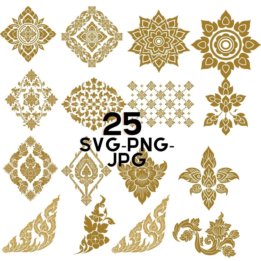 Svg,thai Art,thai Traditional Art Painting, Art Original