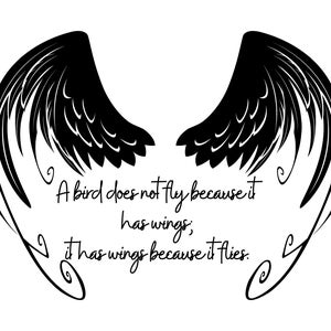 10 Angel Wings With Quote,Angel Wings Svg,Png, Angel Svg, Wings Svg, Angel Wings Clip Art, Angel Wings Cut File, Svg Files for Cricut