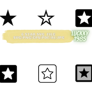 6 Star Svg File,Star SVG Files | Star Cut Files | Star Vector Files | Star Vector | Star Clip Art | CnC Files| AI| EPS| Jpg| Pdf