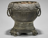 Western Zhou Dynasty Bronze Tripod Censer with Qilin Feet (1046 771 BC)
