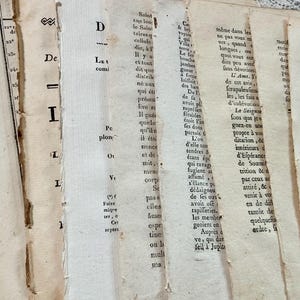 K&ouml;nnte beinhalten: Nahaufnahme von gealterten, strukturierten Papierseiten mit verblasstem schwarzem Text. Die Seiten sind zerrissen und vergilbt, was auf ein antikes Buch oder Manuskript hindeutet. Das Bild weckt ein Gef&uuml;hl von Geschichte und Vintage-&Auml;sthetik.