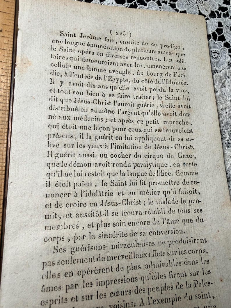 Authentische französische antike Buchseiten Bündel, Ephemera für Handwerk, Zeitschriften Bild 10
