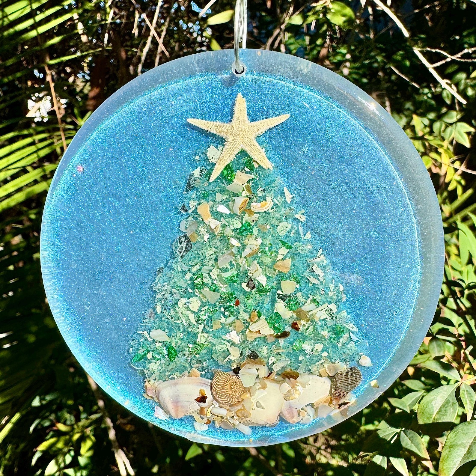 Beach Ornaments With Christmas Tree, Beach Christmas Ornament, Sea ...