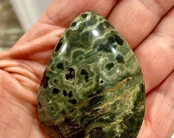 Kambaba Jasper Teardrop Polished Stone