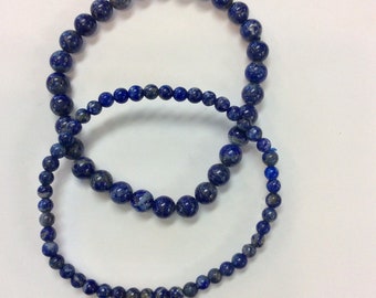 Lapis Lazuli Edelstein Perlen Armband