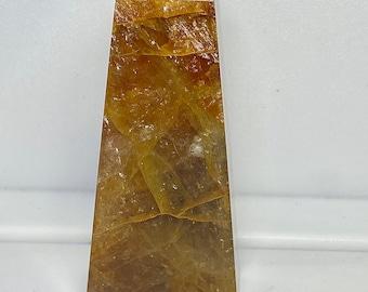 Golden Healer Quartz Tower Obelisk