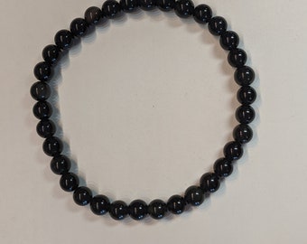 Black Obsidian Stretch Bracelet