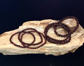 Garnet Stretch Bracelet