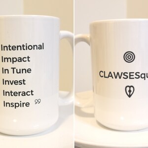 15-ounce Bulk Custom Coffee Mugs, Personalized Mugs, Custom Quote Mugs, Custom Design Mugs, Logo Mugs, Picture Mugs, 15-oz