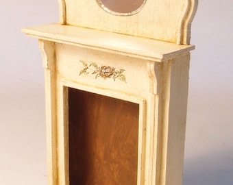 1:24 scale miniature dollhouse furniture kit cottage fireplace