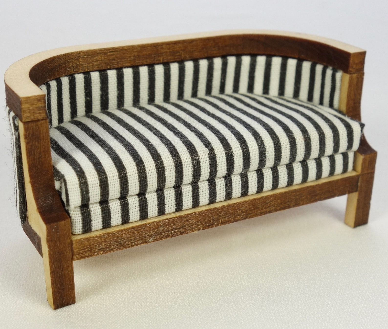 124 Scale Miniature Dollhouse Furniture Kit Art Deco Sofa Etsy