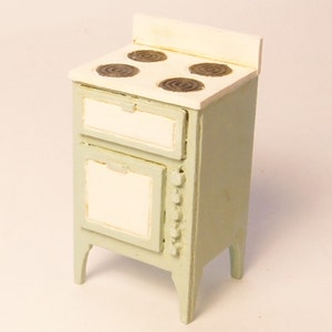 1:24 scale miniature dollhouse furniture kit cottage stove