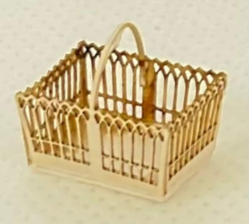 1:24 scale miniature dollhouse wire baskets kit image 2