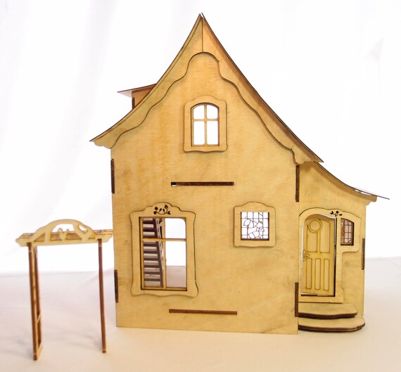 1 24 Scale Miniature Dollhouse Kit Nutcote For Collectors Etsy