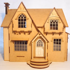 1:24 scale miniature dollhouse kit 'Black Walnut Cottage' for collectors