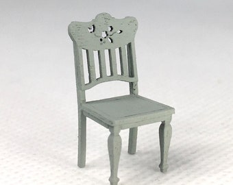 1:48 scale dollhouse miniature kit Nutcote chair