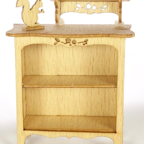 Dollhouse Bookcase 124 HALF SCALE Miniature 5 Shelf Library Etsy