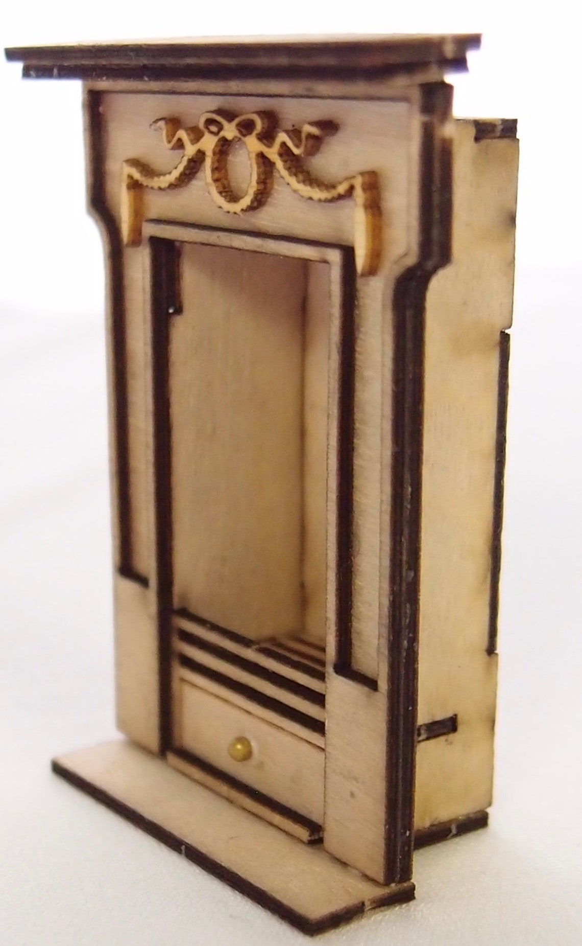 124 Scale Miniature Dollhouse Furniture Kit Small Bedroom Etsy