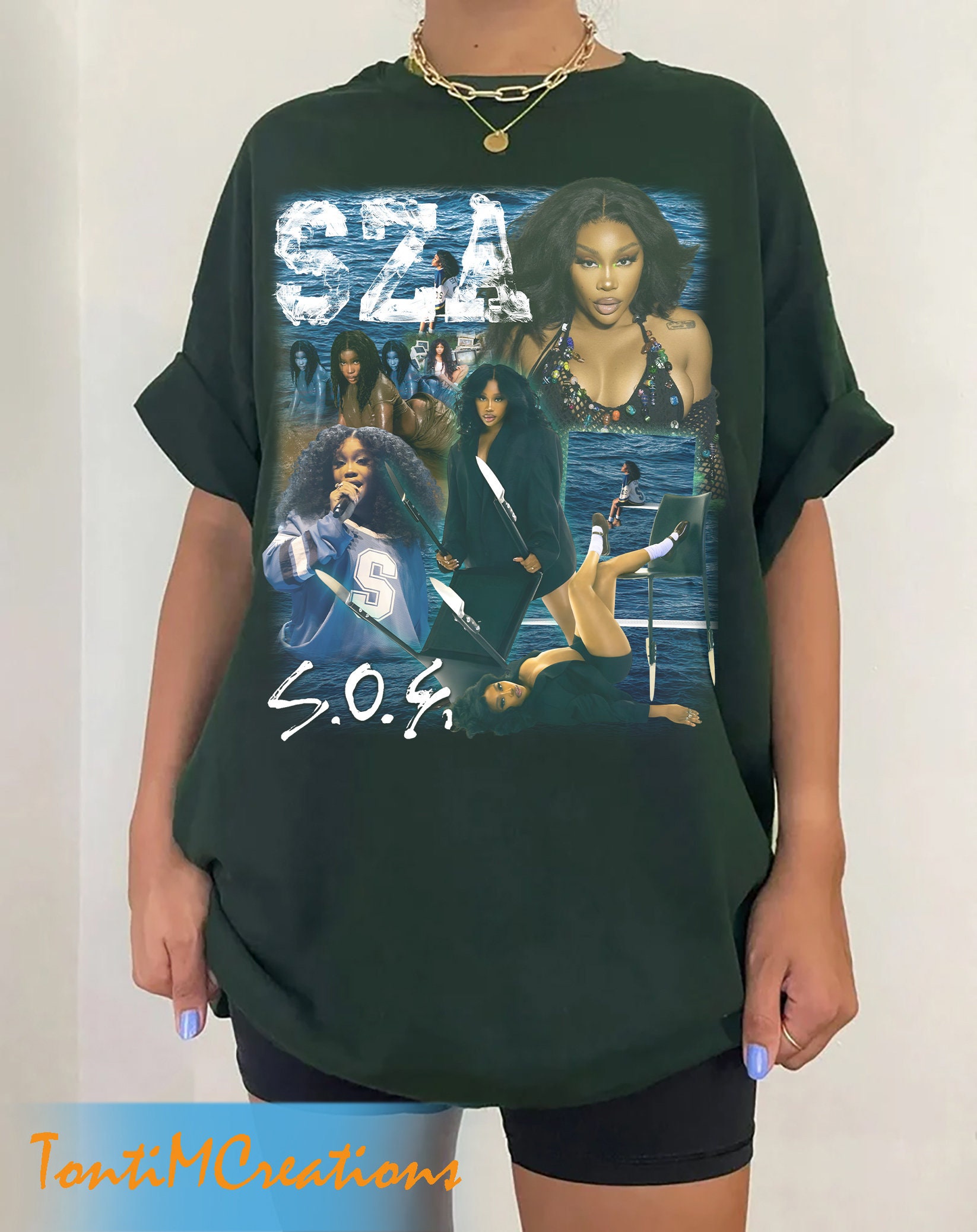 Cheap Album Music Concert SZA Tour Shirt, SZA Sos Merch 2023 - Allsoymade