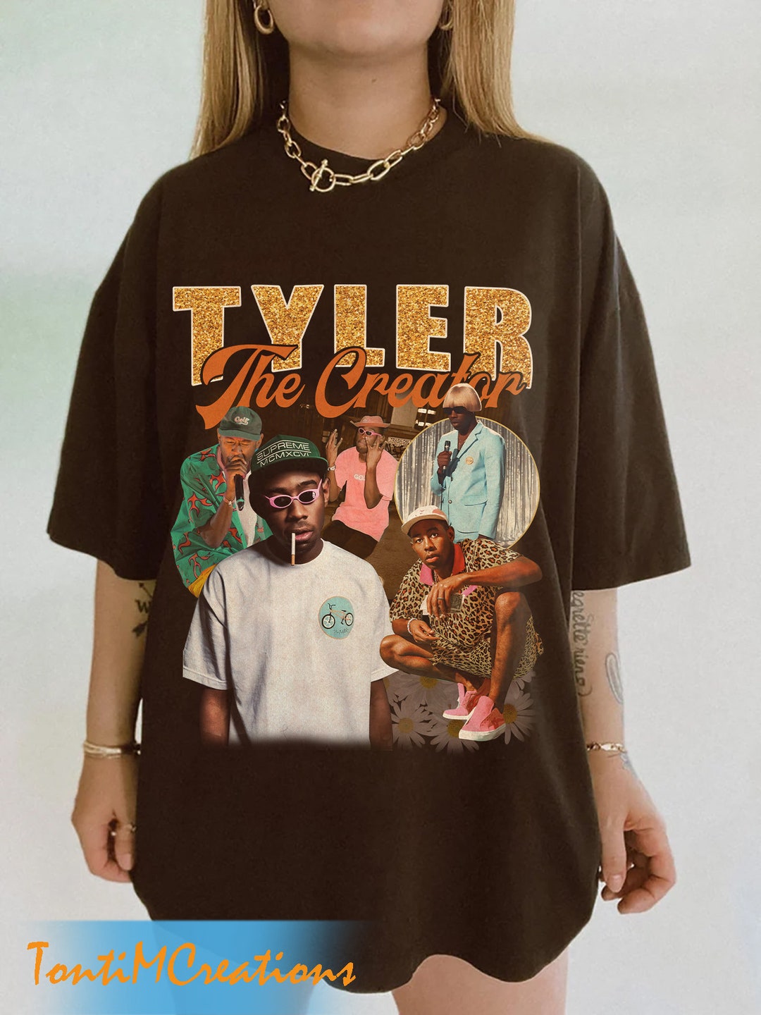 Tyler the Creator Shirt Brent Faiyaz Vintage 90s Rap Tees Etsy