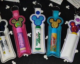 Mr Mouse Lip Balm Holder Key Chain
