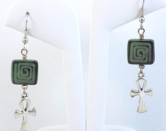 Ankh earrings - variations