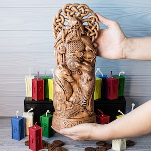 BIG 15&quot; Odin statuette , Odin figurine, Wotan, Allfather, viking pagan asatru heathen god and goddess norse gods altar mythology