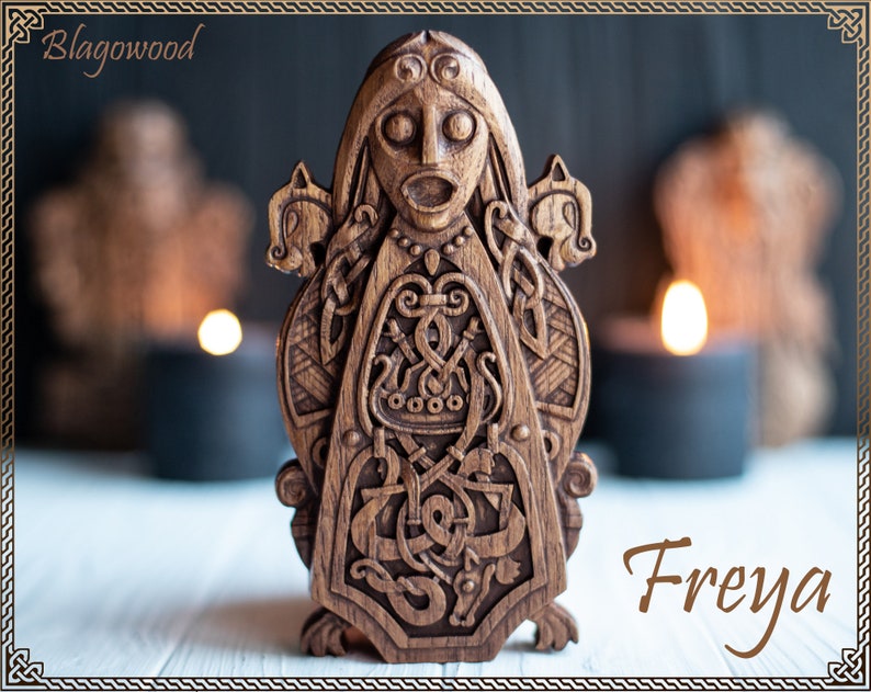 Freya Home Altar Idol Deiti Goddess Pagan Asatru Etsy Canada