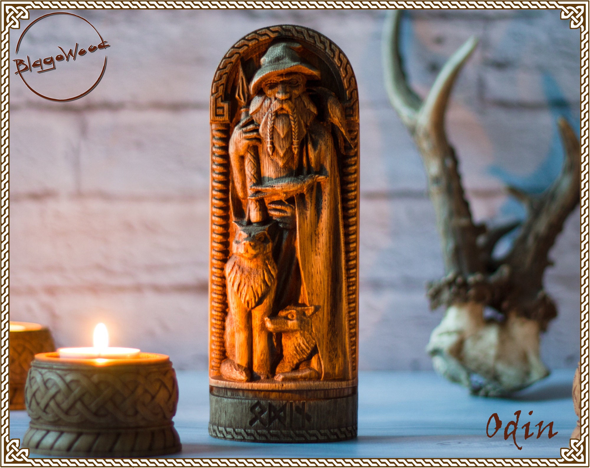 Norse gods Viking idol altar Odin, Alvadir , Wotan