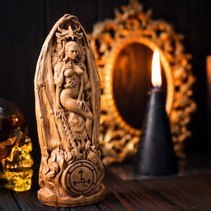 Lilith, Wicca-Göttin der weiblichen Weisheit, heidnische Göttin, Wicca-Altar, Hexen Bild 2
